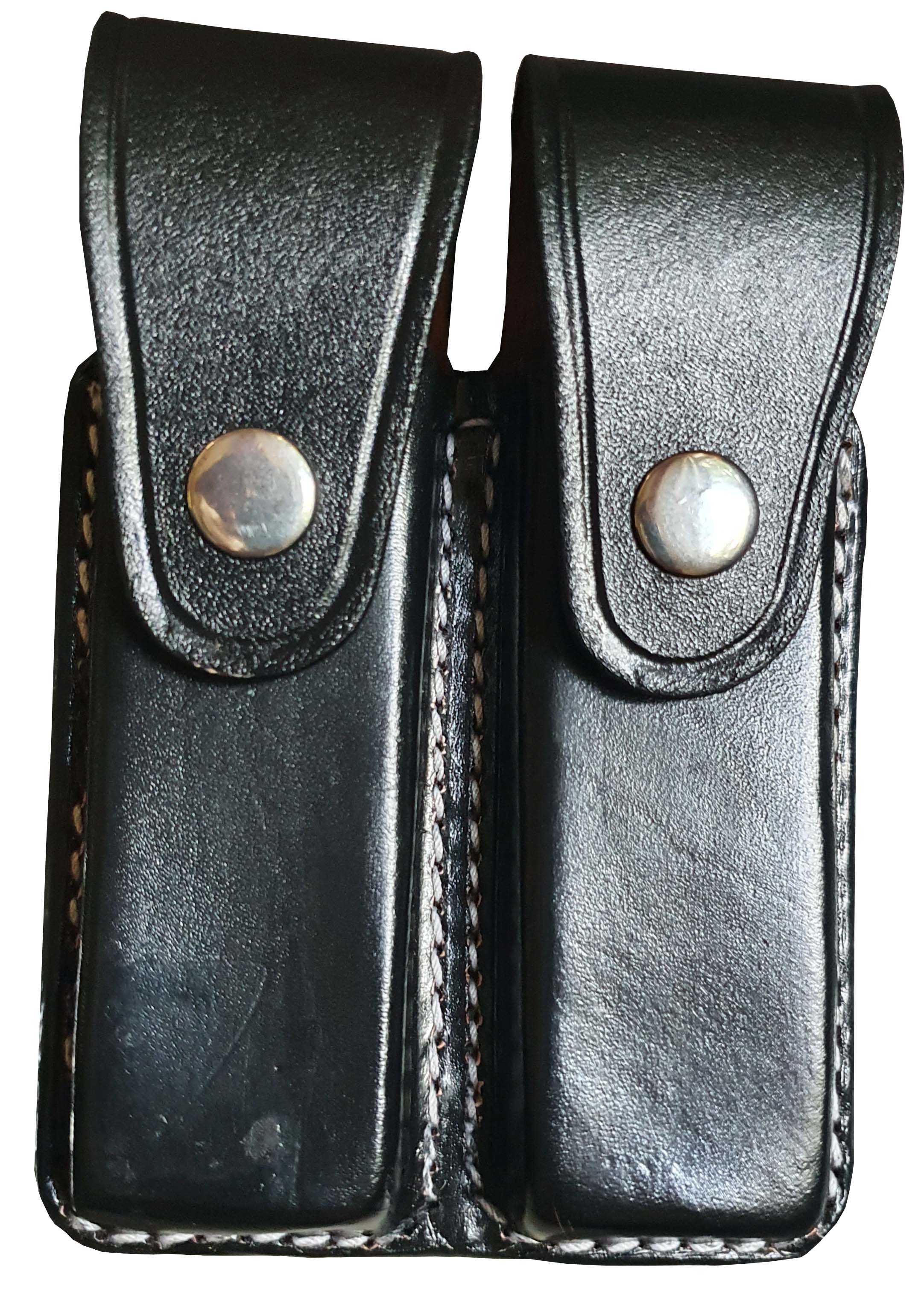 Parallel Leather Mag Pouch Double